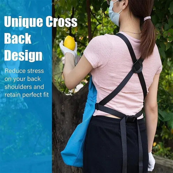 Quick Release Large Pocket Outdoor Picking Harvesting Apron