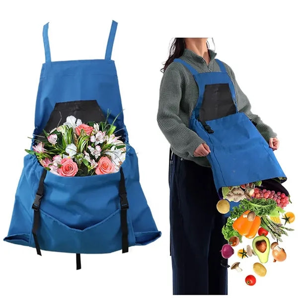 Quick Release Large Pocket Outdoor Picking Harvesting Apron