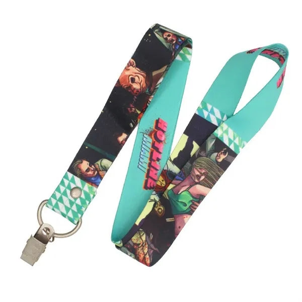Dye Sublimation Bull Clip Lanyard