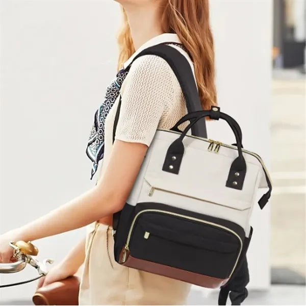 Large Lightweight Waterproof USB Port Baby Diaper Backpack