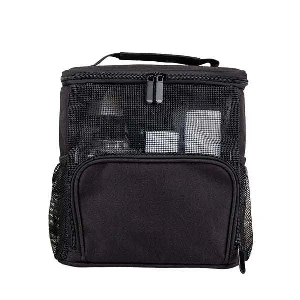 Folding Mesh Hangable Large Capacity Toiletry Hanging Bag