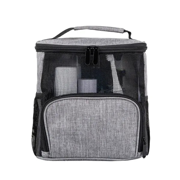 Folding Mesh Hangable Large Capacity Toiletry Hanging Bag