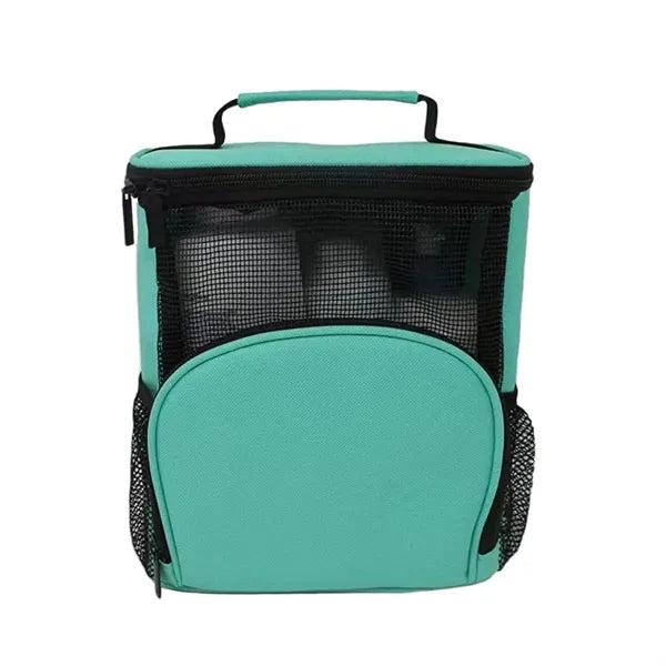 Folding Mesh Hangable Large Capacity Toiletry Hanging Bag