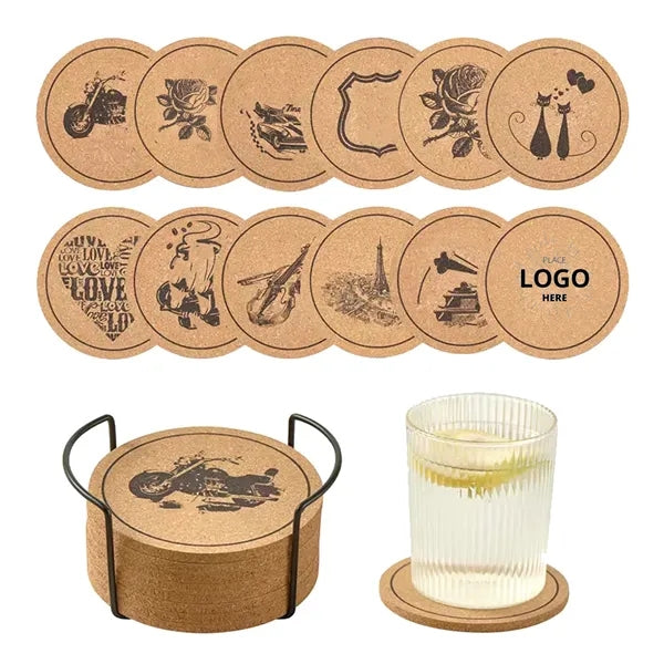 Round Cork Cup Coaster