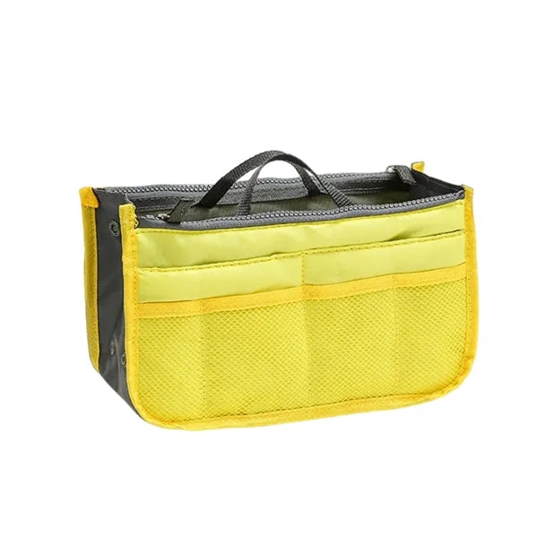 Multi-Pocket Lightweight Large Zipper Cosmetic Bag-in-Bag