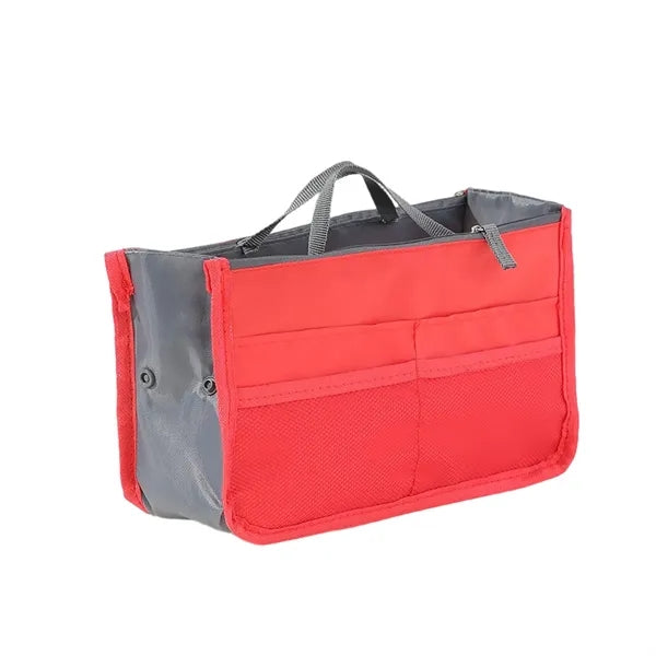 Multi-Pocket Lightweight Large Zipper Cosmetic Bag-in-Bag