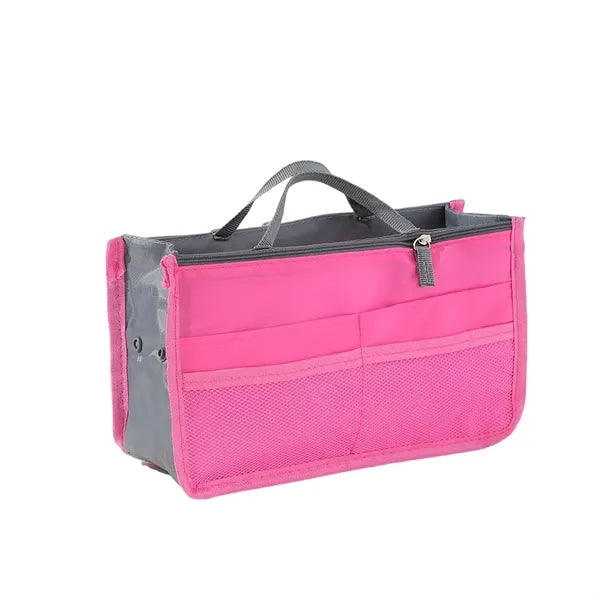 Multi-Pocket Lightweight Large Zipper Cosmetic Bag-in-Bag