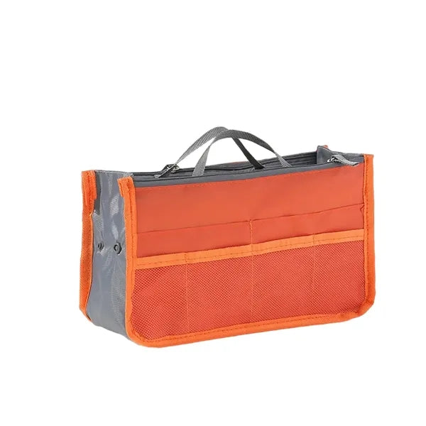 Multi-Pocket Lightweight Large Zipper Cosmetic Bag-in-Bag