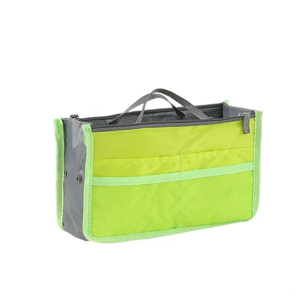 Multi-Pocket Lightweight Large Zipper Cosmetic Bag-in-Bag
