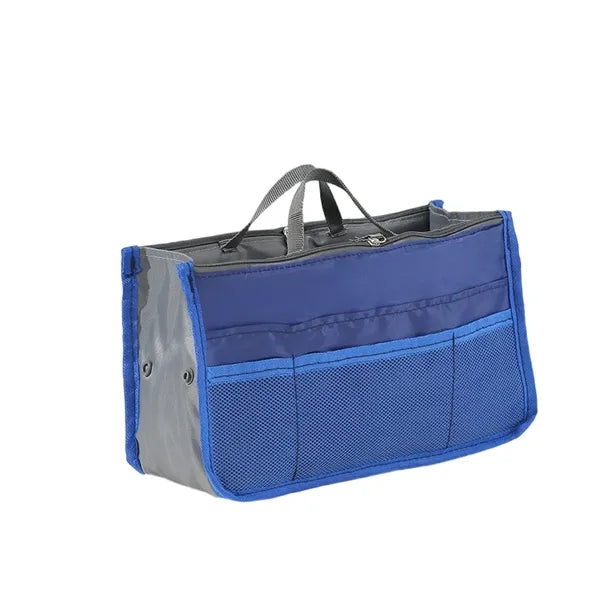 Multi-Pocket Lightweight Large Zipper Cosmetic Bag-in-Bag