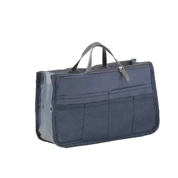 Multi-Pocket Lightweight Large Zipper Cosmetic Bag-in-Bag