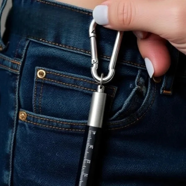 Carabiner Multi-Tool Pen With Ruler