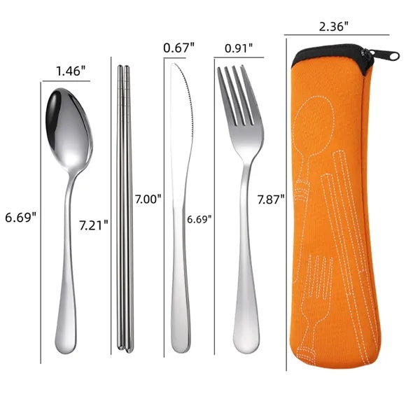 4-Piece Stainless Steel Cutlery Set