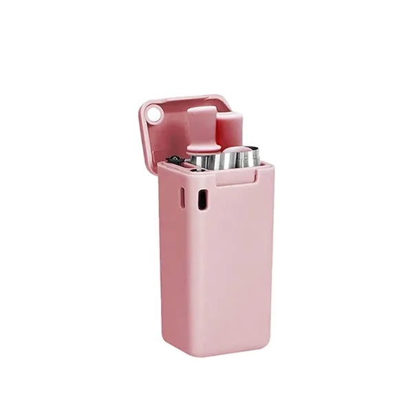 Stainless Steel Silicone Telescopic Straw with Clean Brush