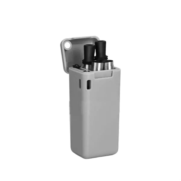 Stainless Steel Silicone Telescopic Straw with Clean Brush