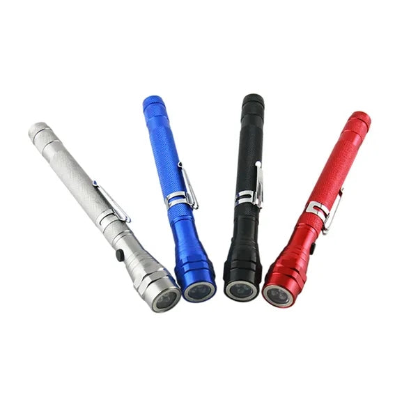 LED Magnetic Retractable Flashlight