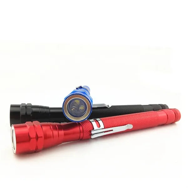 LED Magnetic Retractable Flashlight