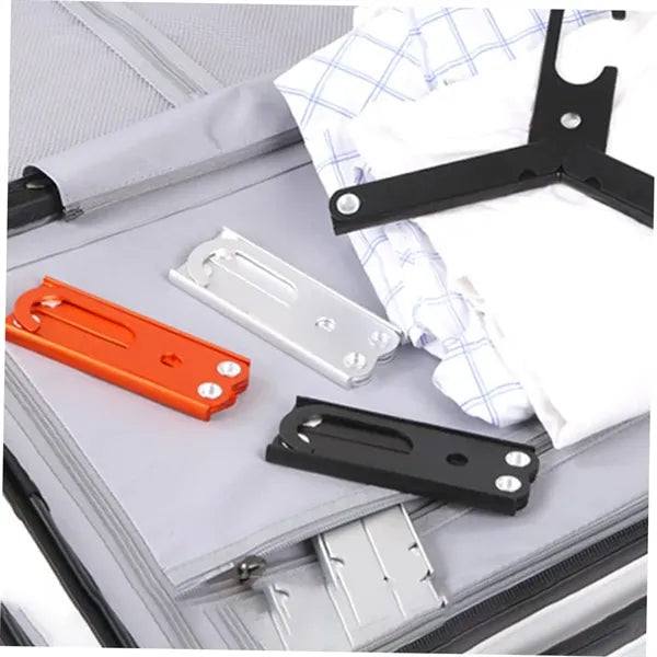 Folding Clothes Hanger Aluminum Alloy Portable High Strength