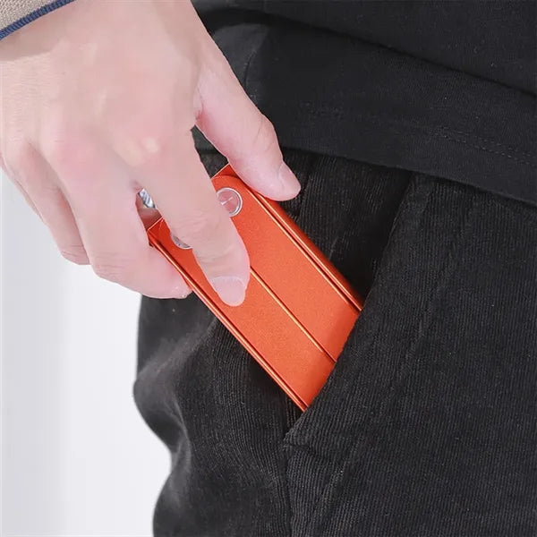 Folding Clothes Hanger Aluminum Alloy Portable High Strength