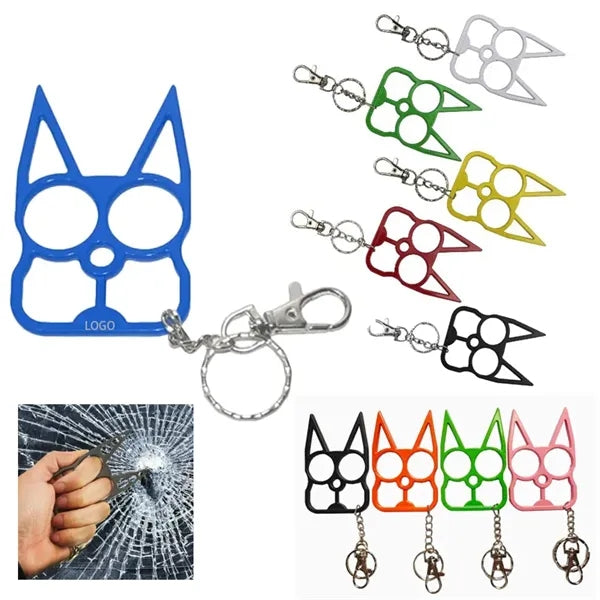 Cat Shape Self Defense Keychain