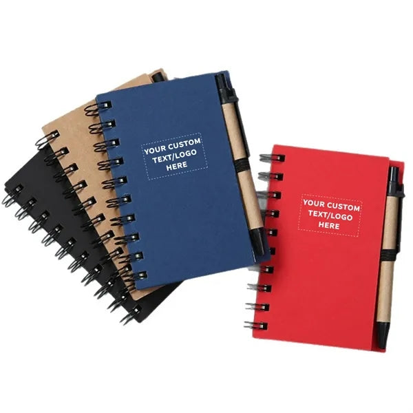 Spiral Notebook With Pen