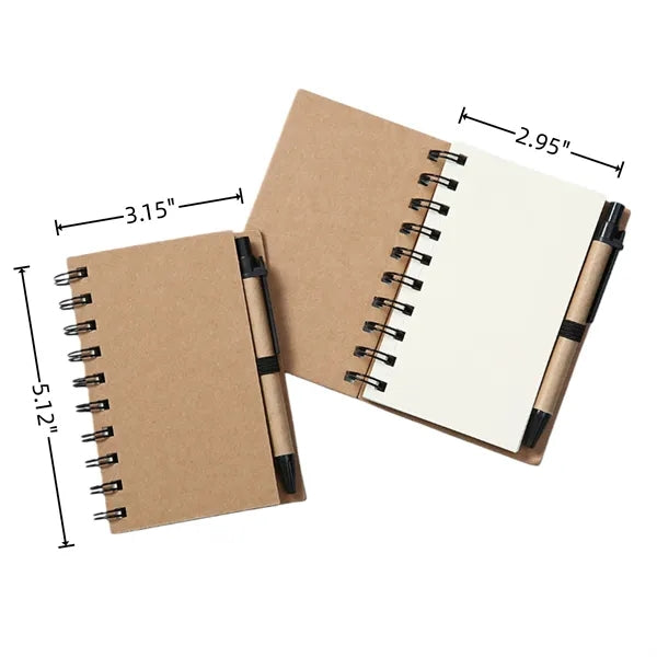 Spiral Notebook With Pen