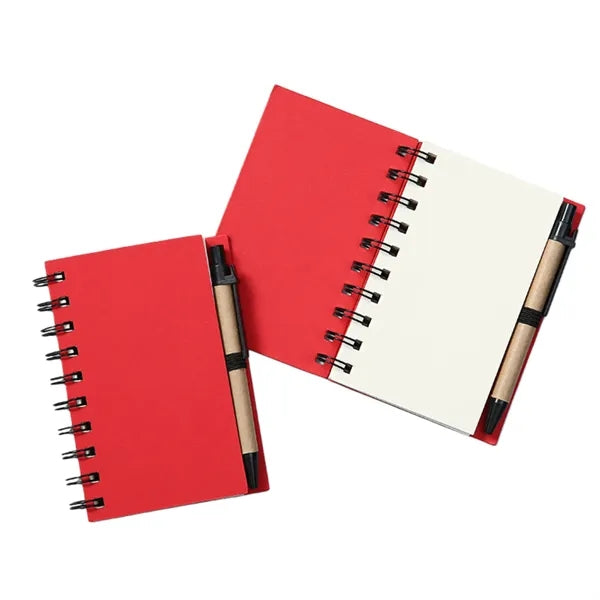 Spiral Notebook With Pen