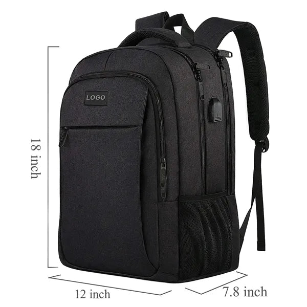 Business Sturdy Laptops Backpack With Usb Charging Port