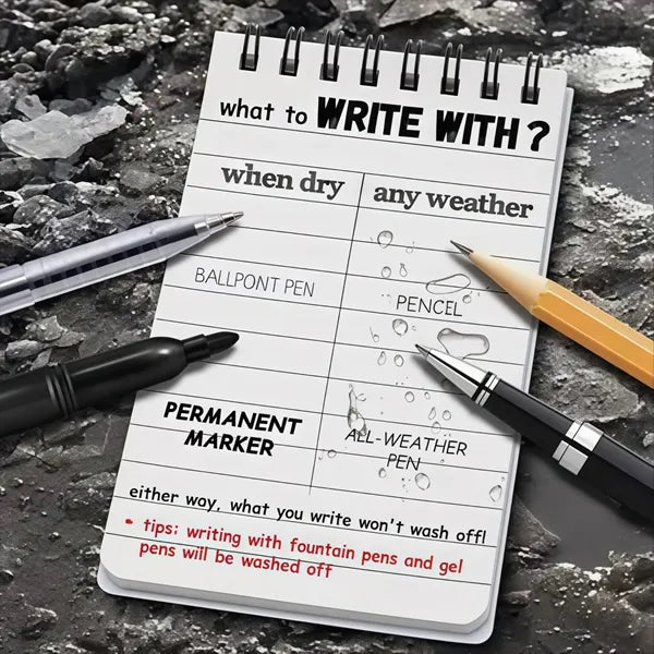 Portable Waterproof Pocket Notebook
