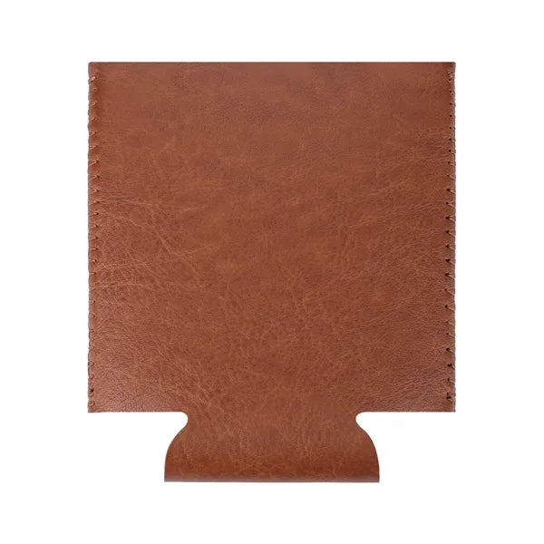 Deluxe PU Leather Insulated Can Cooler