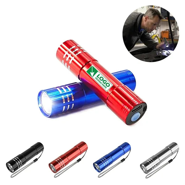 Aluminum Small USB Rechargeable Flashlight