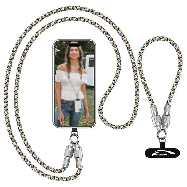 Portable Charging Cable Anti-Theft 2-In-1 Cellphone Lanyard