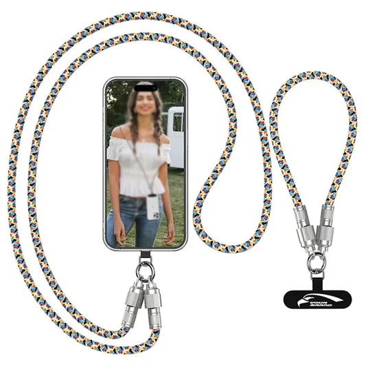 Portable Charging Cable Anti-Theft 2-In-1 Cellphone Lanyard