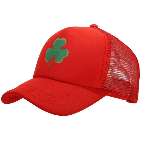 St Patrick's Day Breathable Shamrock Cap