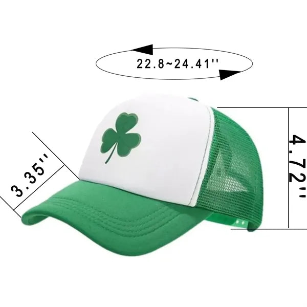 St Patrick's Day Breathable Shamrock Cap