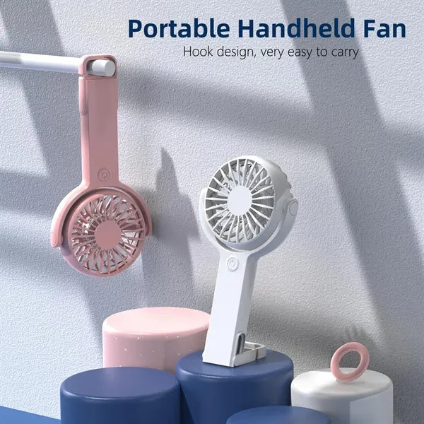 Portable Rechargeable Handheld Adjustable Fan