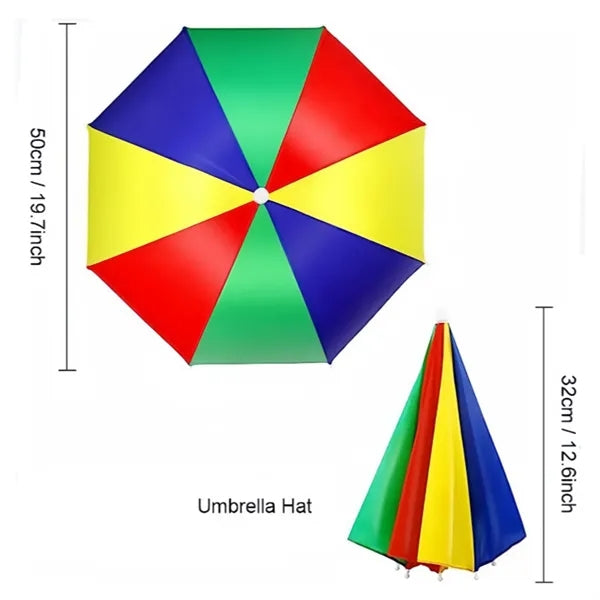 Umbrella Hat With Elastic Band