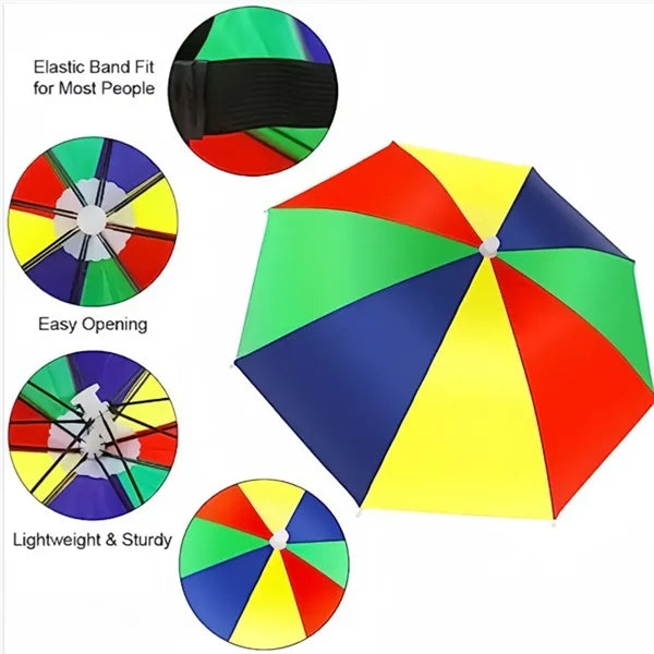 Umbrella Hat With Elastic Band
