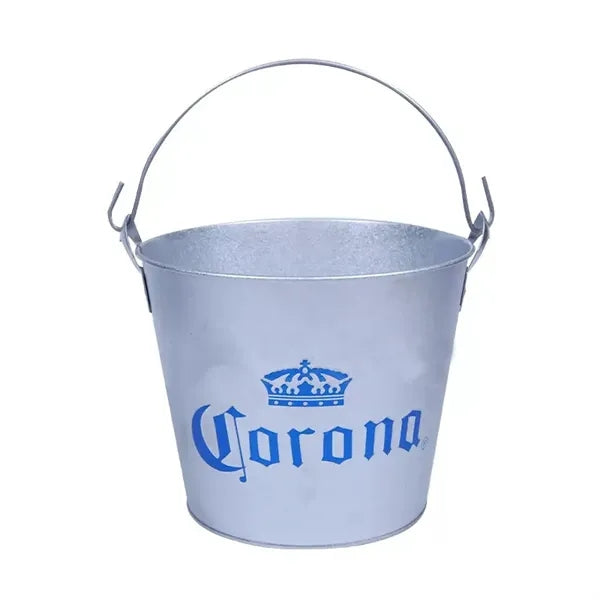 5L Metal Ice Bucket With Handle