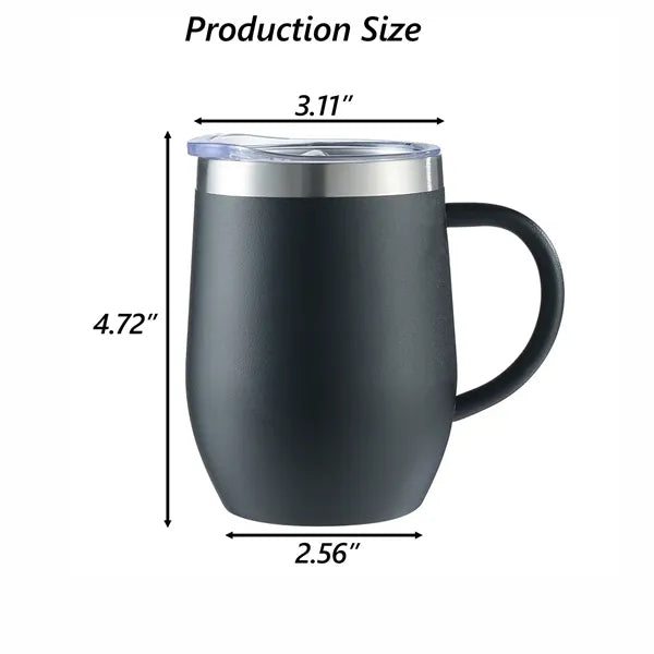 12oz Insulated Coffee Mug with Handle