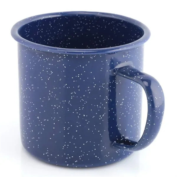 12 Oz. Cylinder Steel Enamel Retro Mug