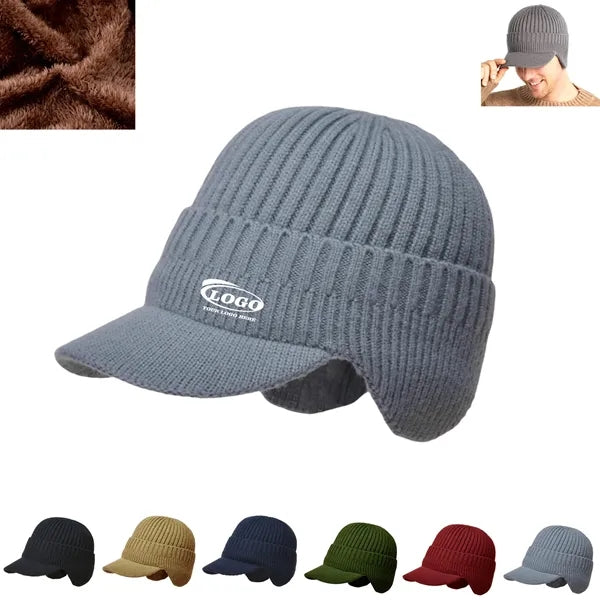 Thermal Fleece-Lined Knit Cap