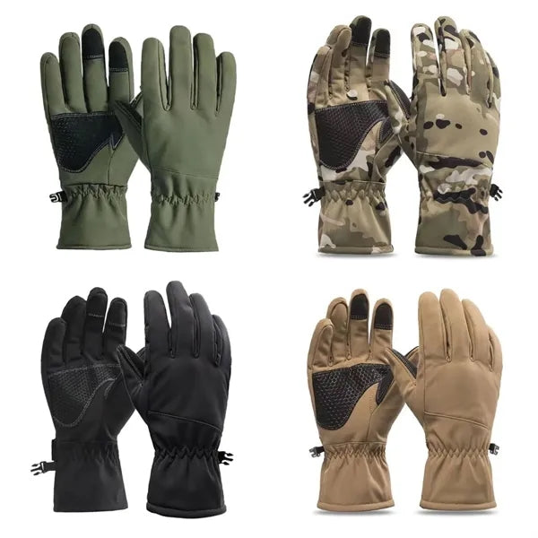 Five-Finger Thermal Waterproof Ski Gloves with Touchscreen