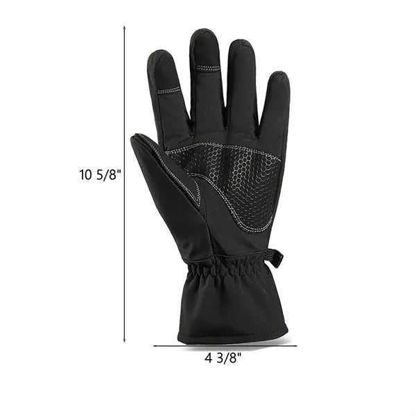 Five-Finger Thermal Waterproof Ski Gloves with Touchscreen