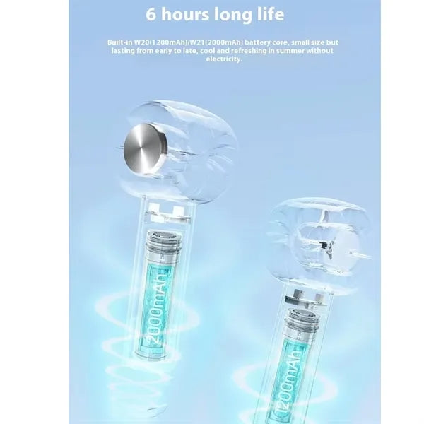 Mini Transparent Handheld Silence Fan