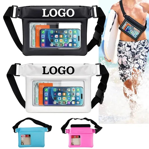 PVC Inflatable Floating Waist Bag Waterproof Fanny Pack