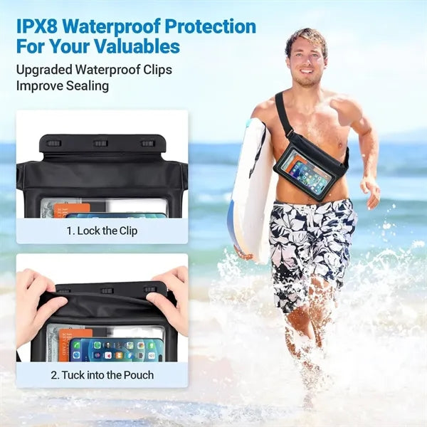 PVC Inflatable Floating Waist Bag Waterproof Fanny Pack