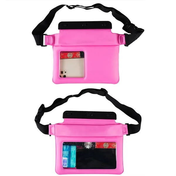 PVC Inflatable Floating Waist Bag Waterproof Fanny Pack