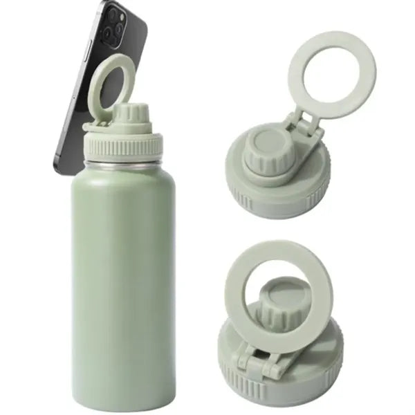 34 oz Stainless Steel Insulated Water Bottle with Spout Lid
