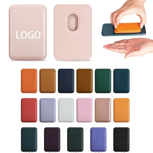 23-Piece Strong Magnetic Leather Card Holder
